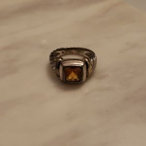 YURMAN VINTAGE CLASSIC CABLE CITRINE RING